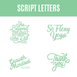 script letters